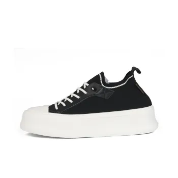 Thai Points Breathable Moisture Wicking Lightweight Low Top Casual Shoes Men's Black