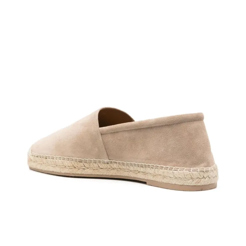 VERSACE Medusa-plaque Suede Espadrilles-3