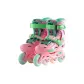 Pink[Double Ballet Buckle+Lockable Wheels+Freestyle+Gift Package]