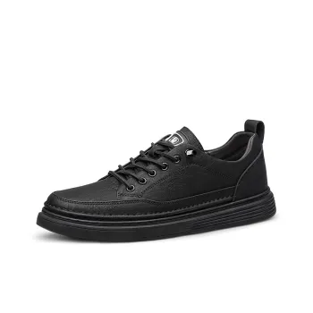 LAORENTOU Men's Casual Shoes Men Low Top Ecru/Khaki