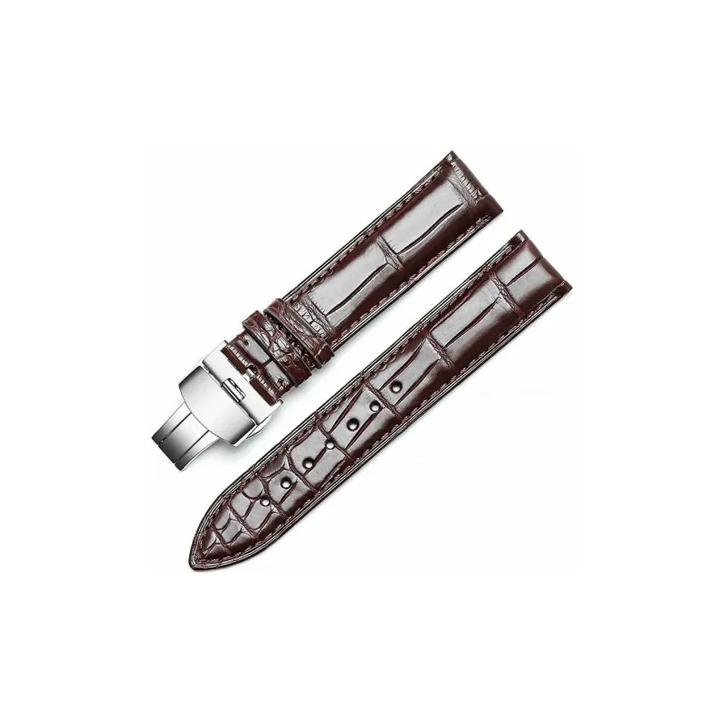Gangjue Omega Compatibility Watch Band Genuine Leather Material-25