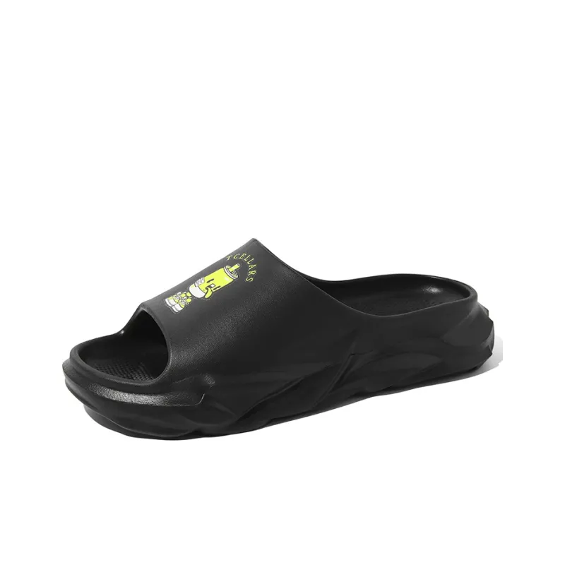 TCELLARS Graffiti Quiet Slip Resistant Odor Resistant Abrasion Resistant Quick Dry Antibacterial Slide Slippers Unisex-1