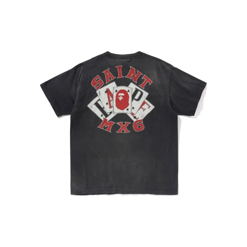 Bape X Saint Mxxxxxx Guns Tee-1