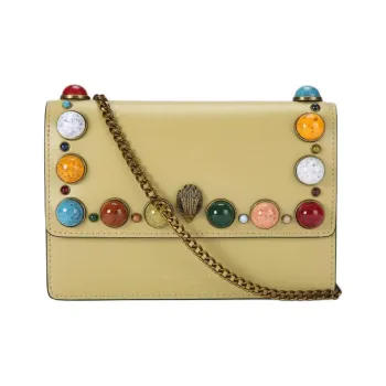 Kurt Geiger London Leather Shoulder Bag Crossbody Bag Extra Mini Women's Beige