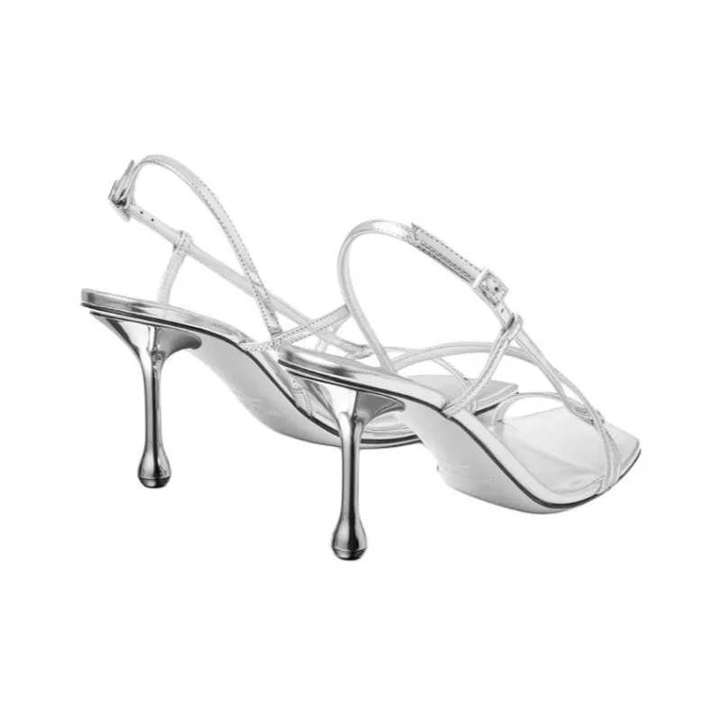 Jimmy Choo Etana 95 Metallic Sandals-3