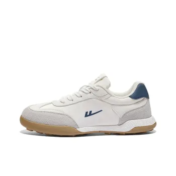 Warrior Low Top German Army Trainers Casual Shoes Unisex Beige Dark Blue