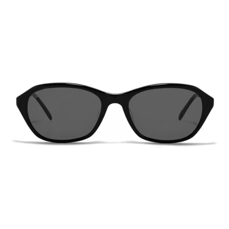 Fakeme Plate Rectangular Sunglasses Unisex Black-1