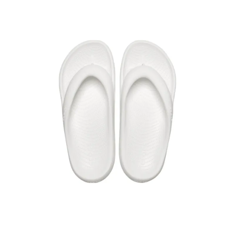 Crocs Abrasion Resistant Flip Flops Unisex White-3