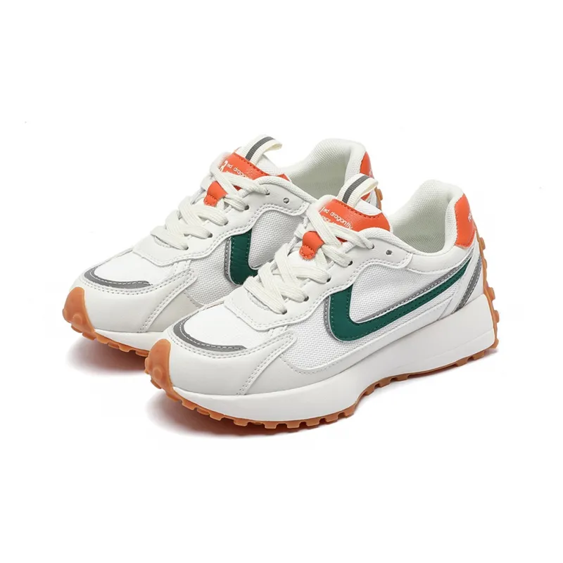 RED DRAGONFLY Casual Shoes Women's Low Top White Green/White Blue-7
