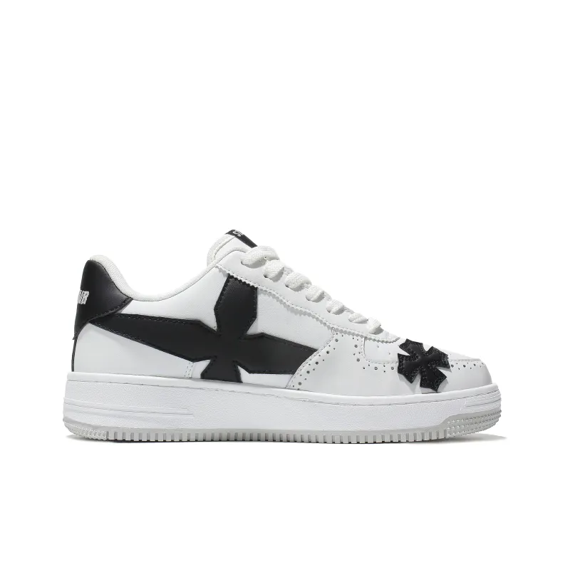STANAIR Four-Leaf Clover Cross Wear-Resistant Breathable And Balanced Low-Top Skateboard Shoes Unisex-1