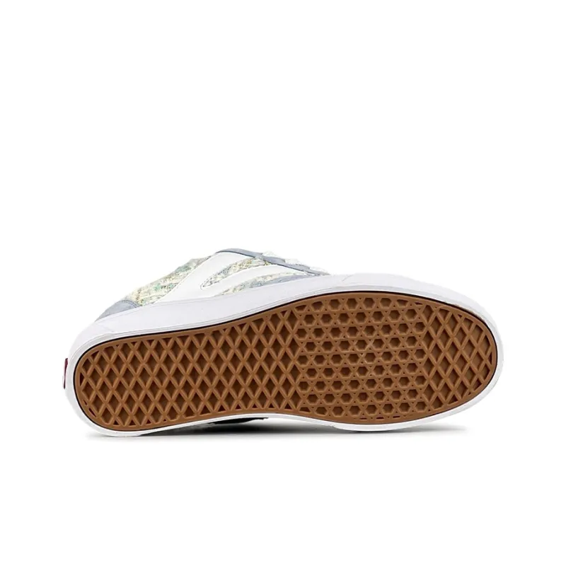 VFDF Wear Resistant Low Top Skateboard Shoes Women's Jumilia Blue-5