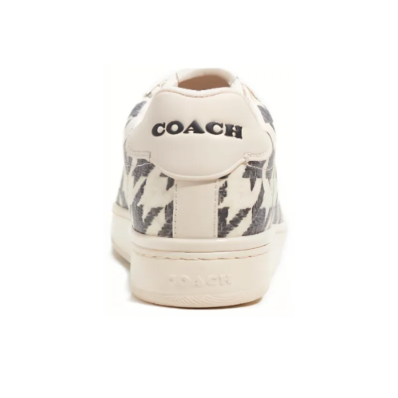COACH Clip Low Top Skateboard Shoes Women's Black-4