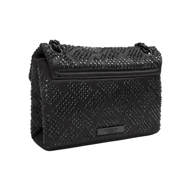 Kurt Geiger London Crystal embellished Mini Kensington Bag-3