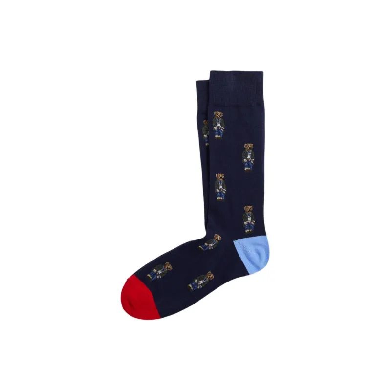 Polo Ralph Lauren SS24 Knee-High Socks Men's 1 Pack Nautical Blue-0