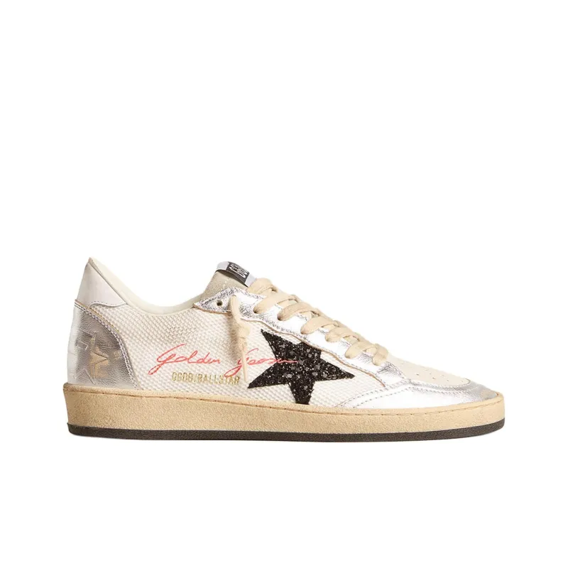 Golden Goose Ballstar Metallic-panel Leather Sneakers-1