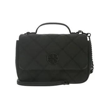 TORY BURCH Cow Leather Shoulder Bag Crossbody Bag Handbag Small Size Women's Black