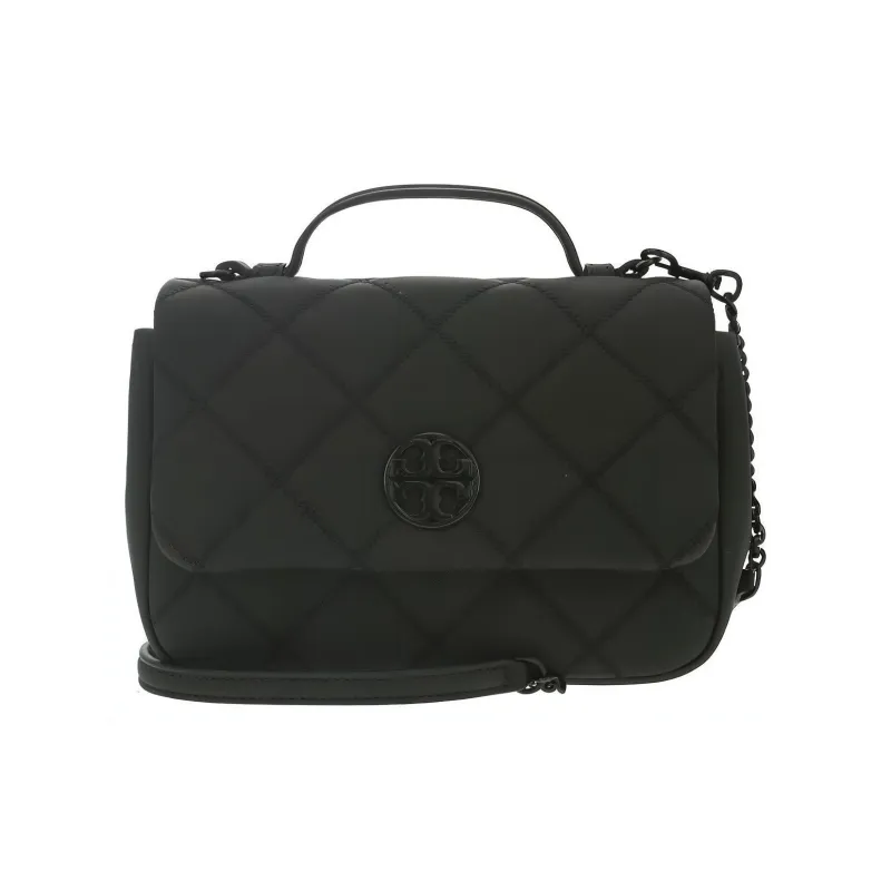 TORY BURCH Cow Leather Shoulder Bag Crossbody Bag Handbag Small Size Women's Black-0