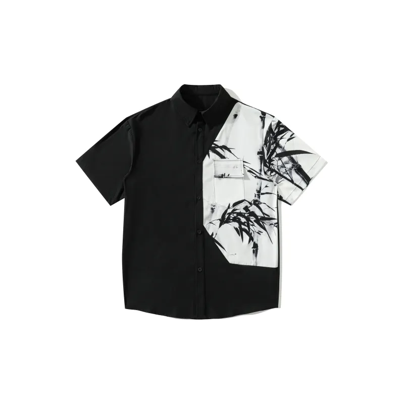 M MAICCO Shirt Unisex Ink Wash Painting-0