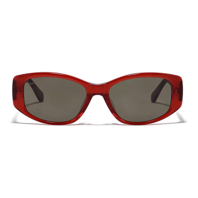 Fakeme Irregular Shape Sunglasses Unisex Red-1