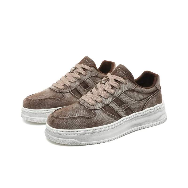 CEDAR HAN Canvas Shoes Unisex Low Top Blue-14
