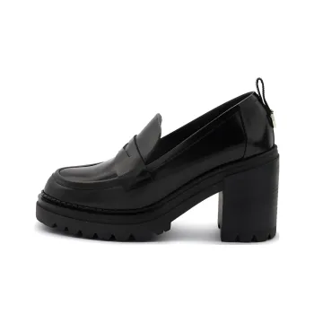 SERGIO ROSSI Joan Almond Toe Slip On Loafers Women's