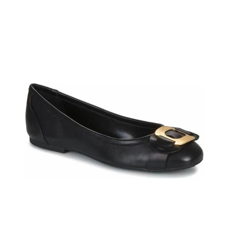 See By Chloé Leather Ballerina Shoes-2