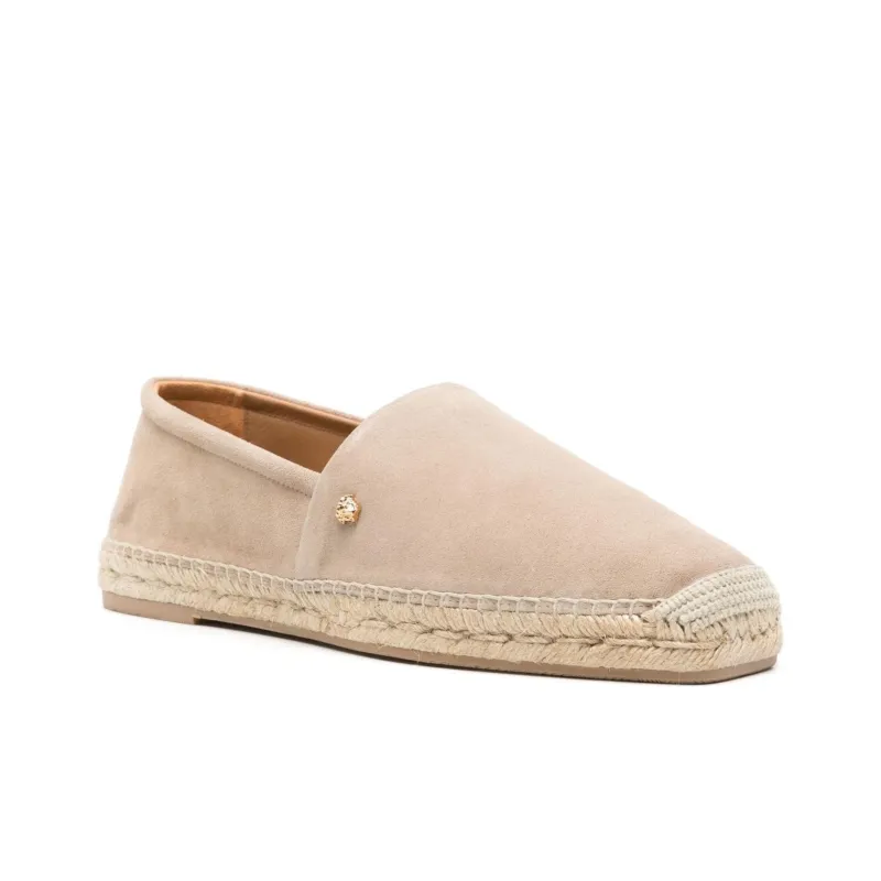 VERSACE Medusa-plaque Suede Espadrilles-2