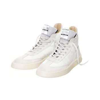 SPALWART Skateboard Shoes Unisex High-Top White Gray