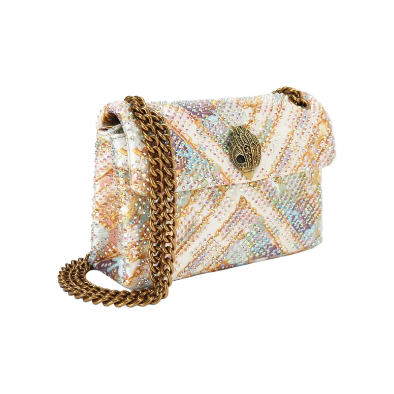 Kurt Geiger London Satin Shoulder Bag Crossbody Bag Mini Women's Cream-2
