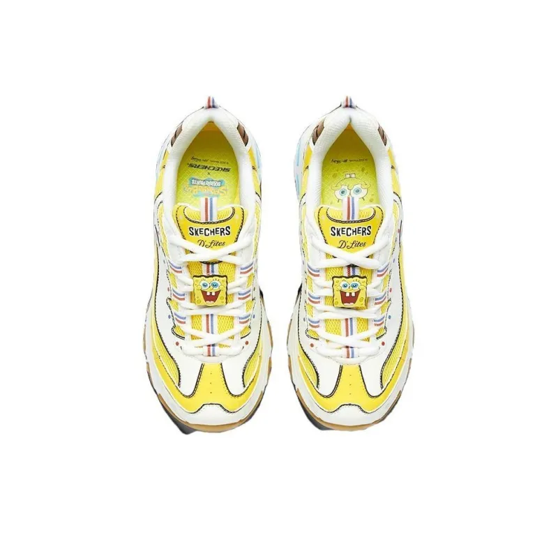 Skechers Spongebob X D'Lites 'Yellow Brown' Women's-2