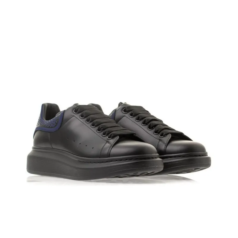 Alexander McQueen Oversized Black Blue Croc-2