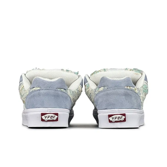 VFDF Wear Resistant Low Top Skateboard Shoes Women's Jumilia Blue-4