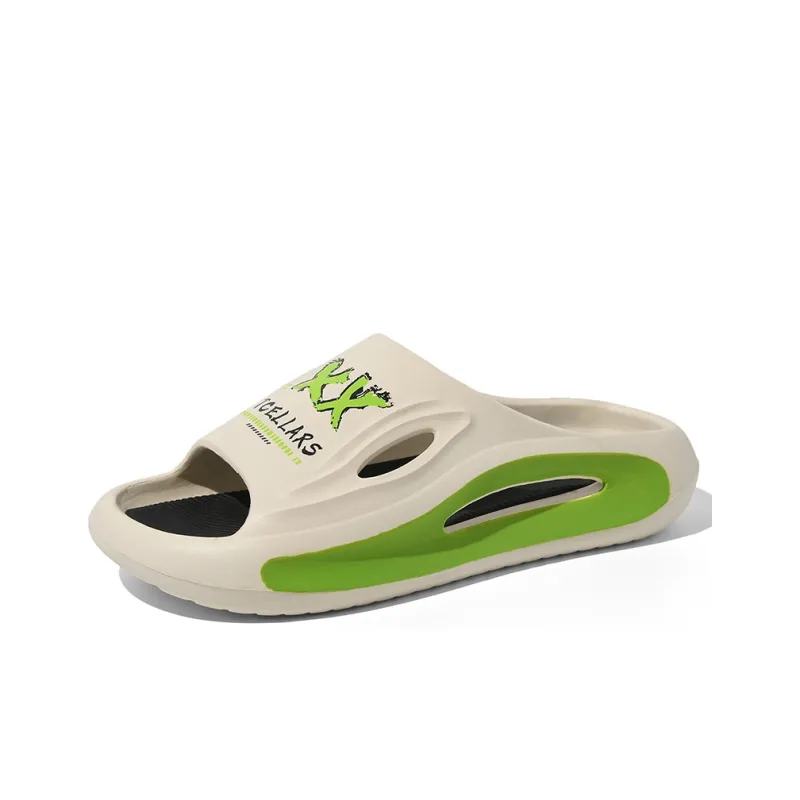 TCELLARS Graffiti Quiet Slip Resistant Odor Resistant Abrasion Resistant Quick Dry Antibacterial Slide Slippers Unisex-8