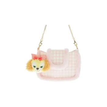 Disney Plush Shoulder Bag Crossbody Bag Chain Bag Regular Women's Candy Pink