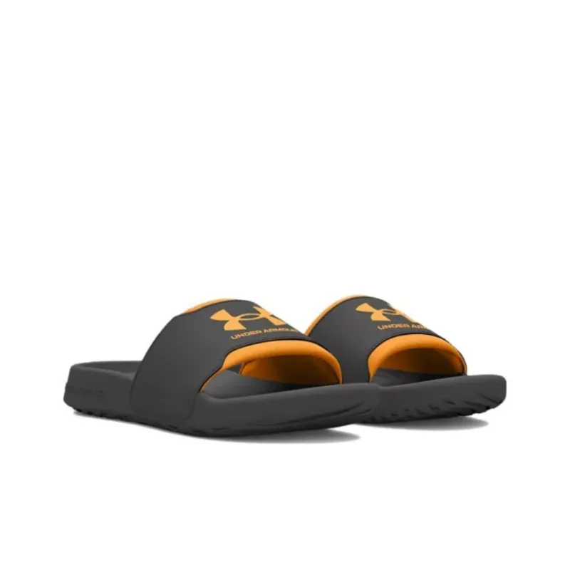 Under Armour UA Ignite Slip Resistant Abrasion Resistant Slide Slippers Men's Black Yellow-2