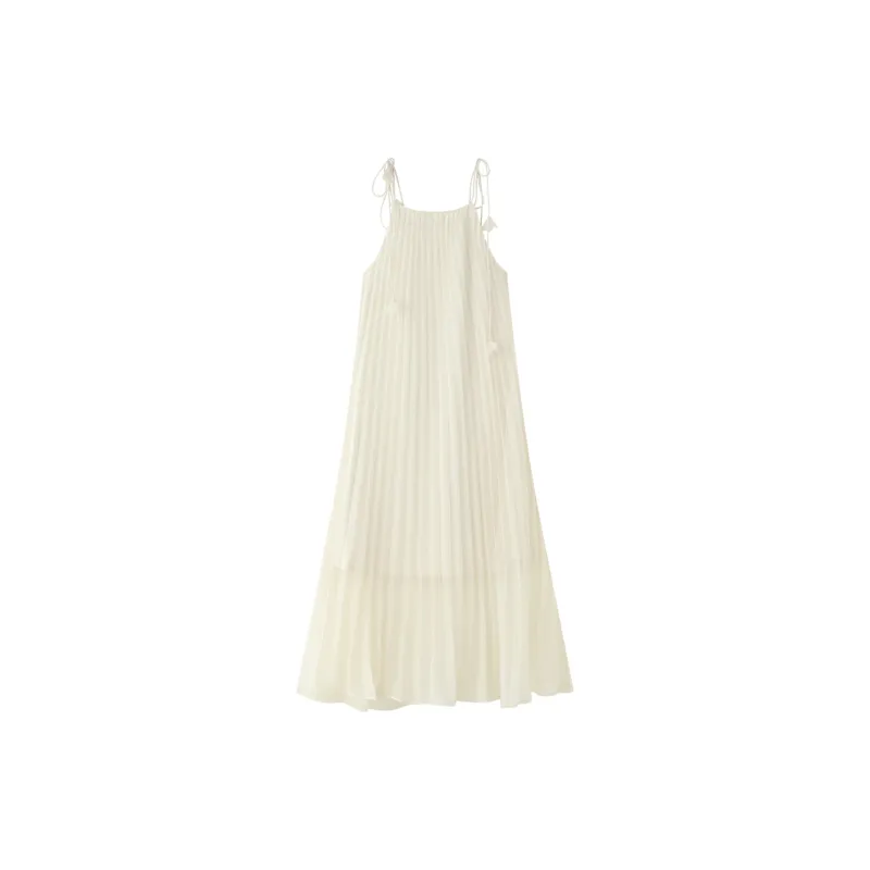 THE SEA LIFE Slip Dress Women's Cream White-1