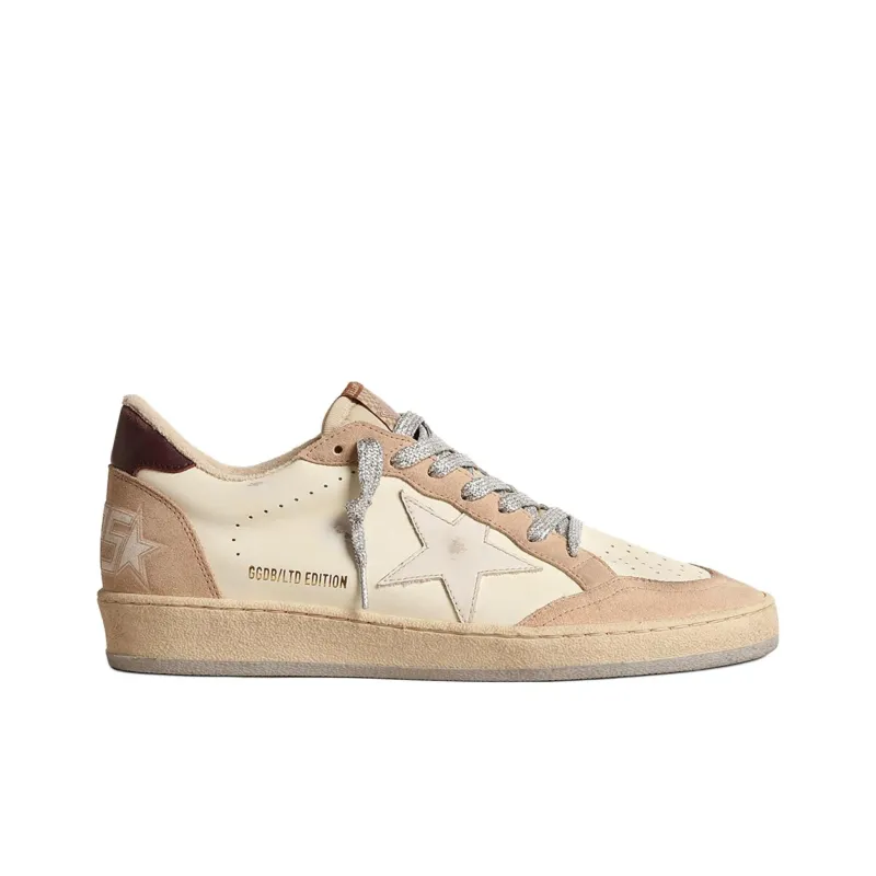Golden Goose Ball-Star Low-top Panelled Sneakers-1