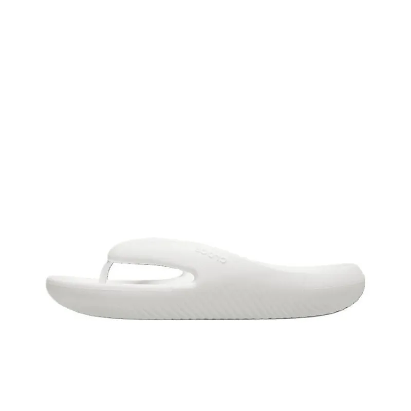 Crocs Abrasion Resistant Flip Flops Unisex White-0
