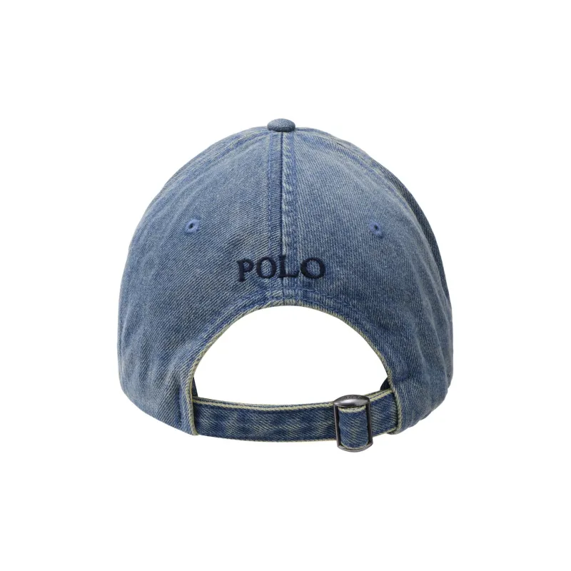 Polo Ralph Lauren Cotton Baseball Caps Unisex Blue-3