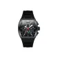 Black Case Black Dial Black Rubber Strap
