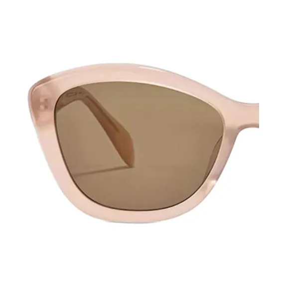 Fakeme Plate Frame Butterfly Sunglasses Unisex Nude-2
