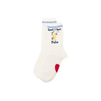 Polo Ralph Lauren Mid-Calf Socks Women's 2 Pack White