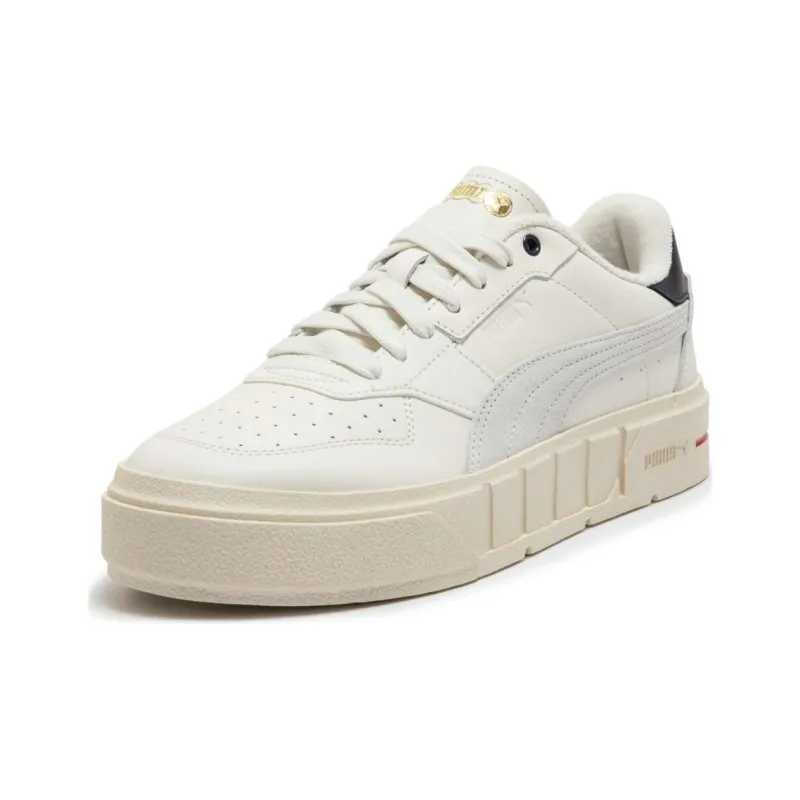 PUMA Cali Court Jeu Anti Slip Wear Resistant Low Top Skateboard Shoes Women's Ecru-2