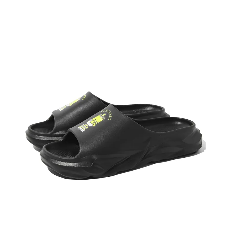 TCELLARS Graffiti Quiet Slip Resistant Odor Resistant Abrasion Resistant Quick Dry Antibacterial Slide Slippers Unisex-3