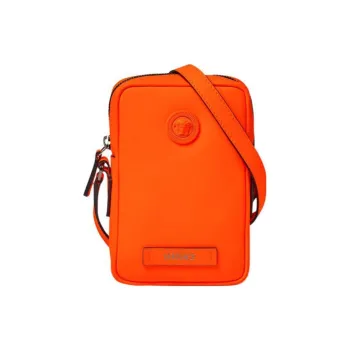 VERSACE Polyester Shoulder Bag Crossbody Bag Regular Men's Orange