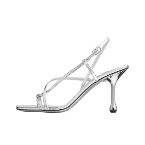 Jimmy Choo Etana 95 Metallic Sandals