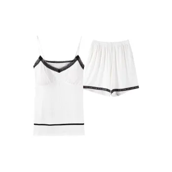 GOSO Pajama Set Women's White Shades