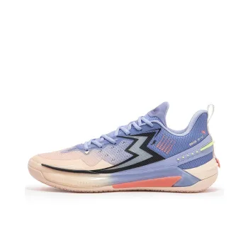 361° BIG3 5.0 Quick Reverse Cushioning Anti Slip Wear Resistant Breathability Low Top Basketball Shoes Unisex Iris