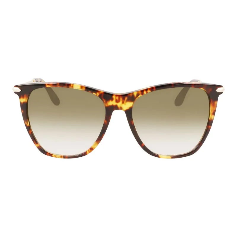 Victoria Beckham Acetate Square Sunglasses Women's Tortoiseshell-1