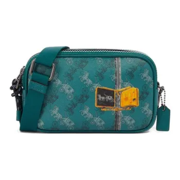 COACH PVC With Skin Camera Bag, Shoulder Bag, Crossbody Bag Women's Green